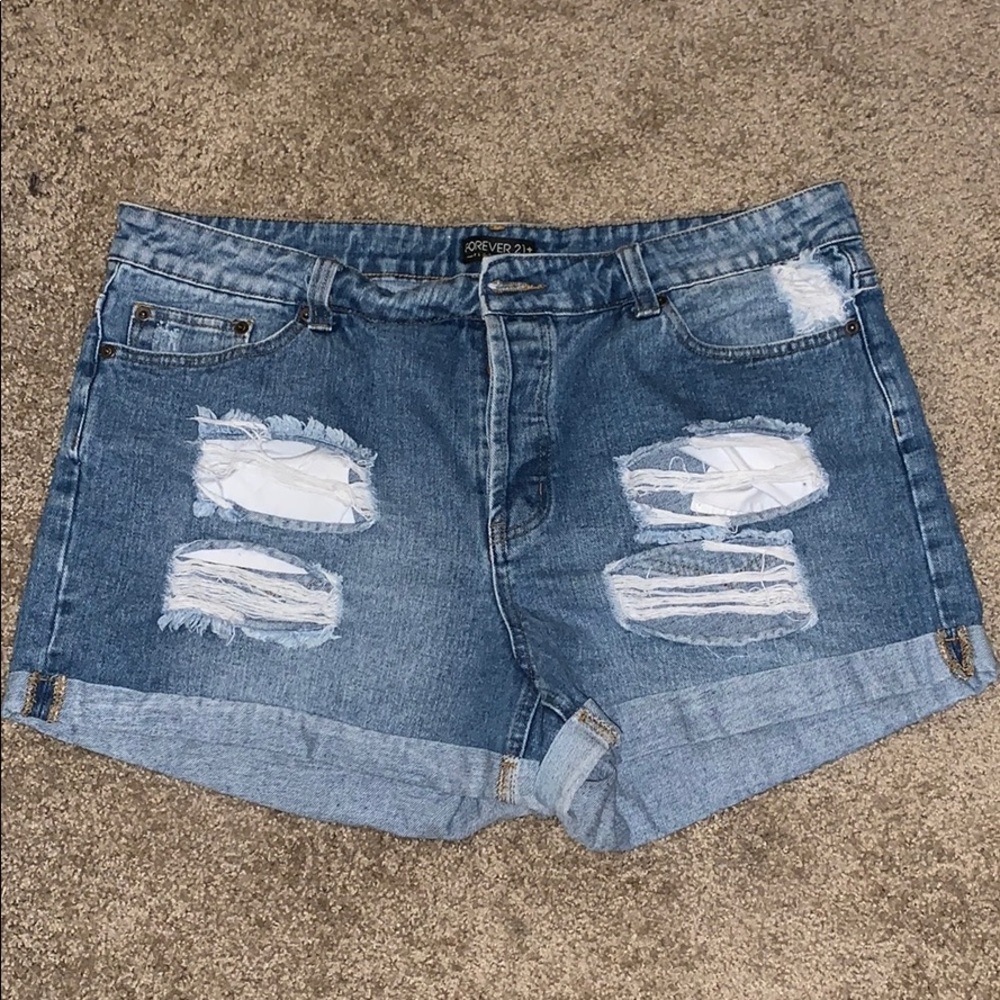 F21 Jean Shorts